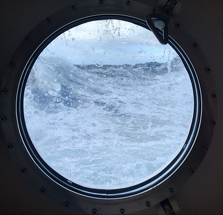 cruising rough seas