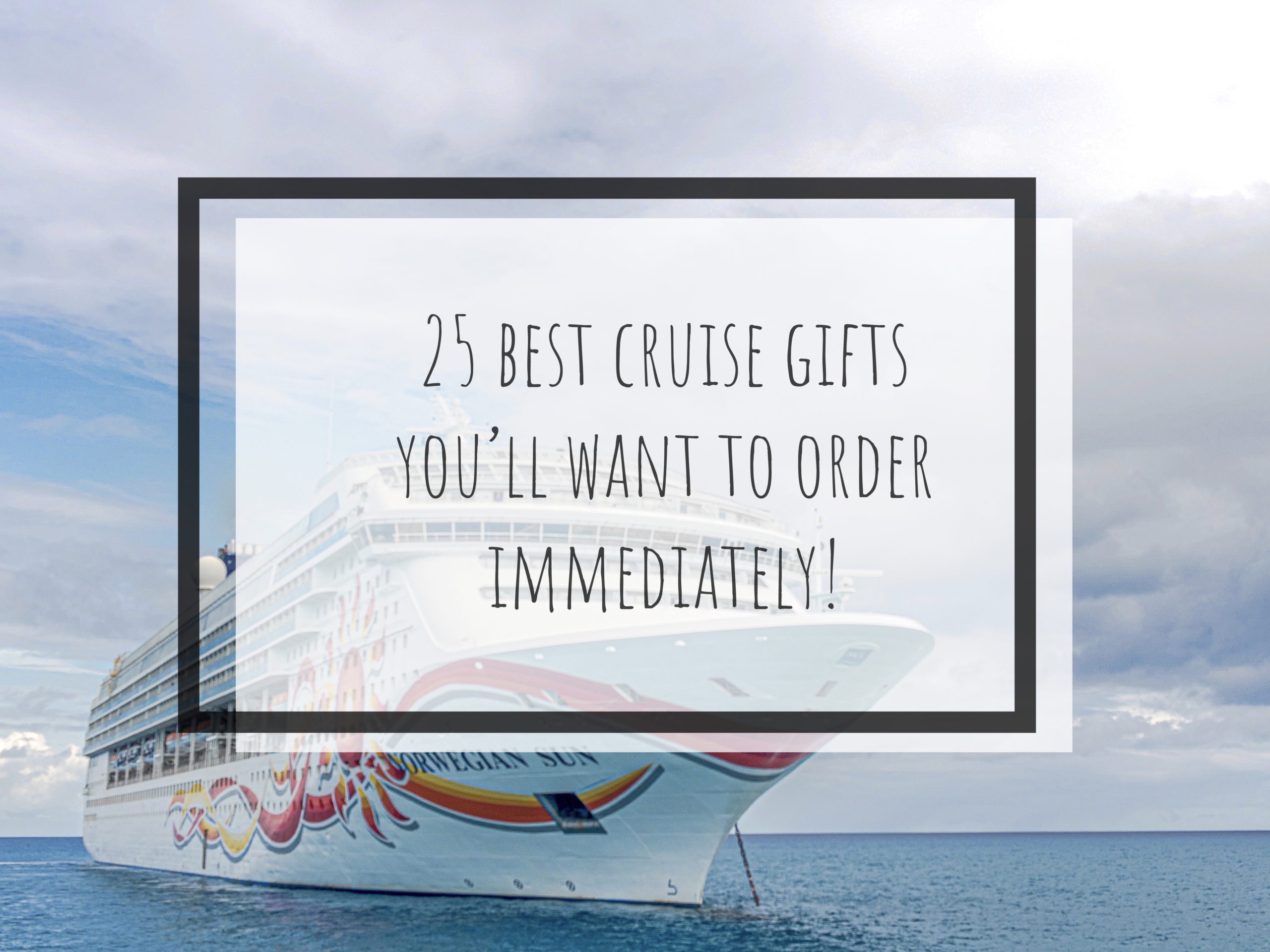 25 Best Cruise Gifts You'll Want to Order Immediately! The Forty